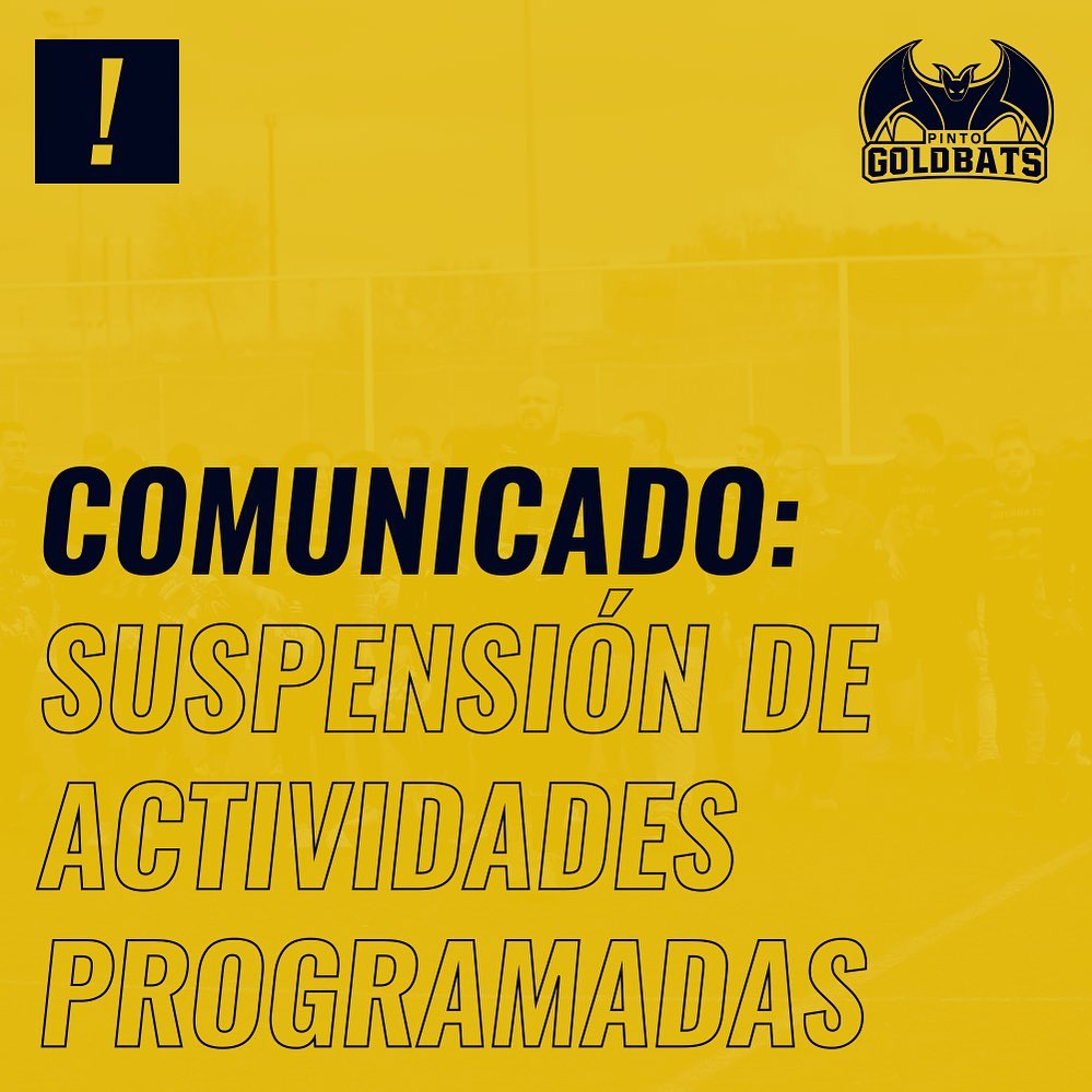 Suspensión actividades